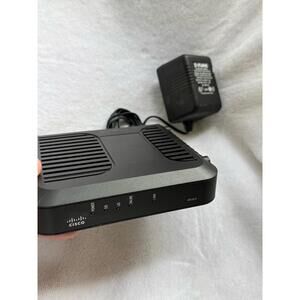 Cisco DPC3010 Cable Modem With Power Cord Black - Works!